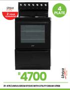 Univa 60cm Stove With Utility Draw U116B 21-476