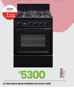 Univa 60cm 4 Burner Gas Stove UG016 21-550