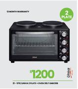 Univa 2 Plate + Oven 30L UMK30B 21-576