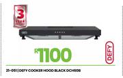 Defy Black Cookerhood DCH60B 21-051