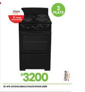 Univa 3 Plate Stove U305 21-474