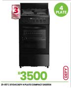 Defy 4 Plate Compact Stove DSS554 21-017