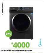 Midea 6Kg Front Loader W/Machine 22-347