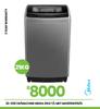 Midea 21Kg T/L Metallic W/Machine MA500W210/G 22-338