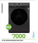 Midea 10Kg Front Loader Metallic Washing Machine 22-340