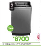 Defy 17Kg T/L Grey W/Machine DTL153 22-328