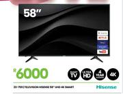 Hisense 58" UHD 4K Smart Television 23-759