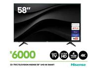 Hisense 58" UHD 4K Smart Television 23-759