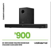 Volkano Home Theatre 50W Cascades Soundbar 23-830