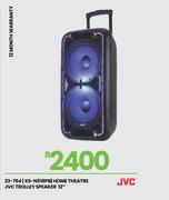 JVC Home Theatre Trolley Speaker 12" XS-N518PB 23-764