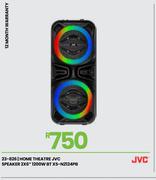 JVC 2x6" 1200W BT Home Theatre Speaker XS-N2124PB 23-826