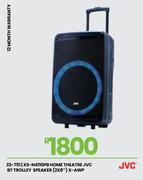 JVC (2x8") BT Trolley Speaker Home Theatre XS-N4110PB/X-AWP 23-751