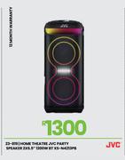 JVC 2 x 6.5" 1200W BT Home Theatre Party Speaker XS-N4213PB 23-819