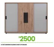 Moreno Sliding Chest Of Draws 4-047