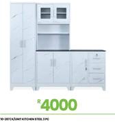 Kitchen Steel 3PC K/Unit 10-207