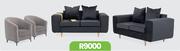 Belle Collection 2 x 2 Seater Sofa And 2 x Tub Chair-For All