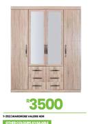 Valerie 4 Door Wardrobe 1-252