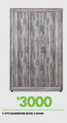 Bevel 3 DR Wardrobe 1-277