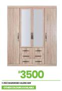Valerie 4 Door Wardrobe 1-252