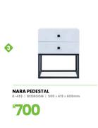 Nara Pedestal Bedroom (500 x 415 x 605mm) 8-493