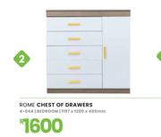 Rome Chest Of Drawers 1197 x 1200 x 400mm 4-044