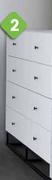 Nara Chest Of Draws 4-048.