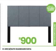 Sofia Headboard Only B/Suite For Double/Queen 8-438