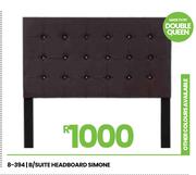 Simone Headboard Only B/Suite For Double/Queen 8-394