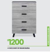 Bursa Chest Of Draws 4-043