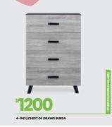 Bursa Chest Of Draws 4-043