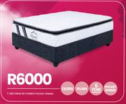 Everest Pocket Spring Queen Base Set (Plush) 7-482
