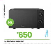 Midea 20Ltr Black Microwave Oven 24-246