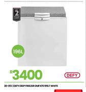 Defy 196Ltr White Deep Freezer DMF470 20-013