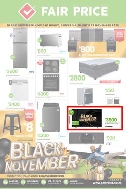 Fair Price : Black November Now On (29 October - 23 November 2025), page 1