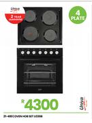 Univa Oven Hob Set U336B 21-480