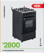 King 4 Plate Gas Stove 21-607