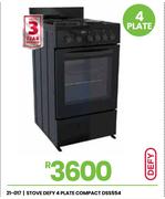 Defy 4 Plate Compact Stove DSS554 21-017