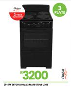 Univa 3 Plate Stove U305 21-474