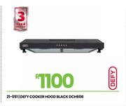 Defy Black Cooker Hood DCH60B 21-051