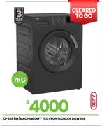 Defy 7Kg Front Loader Washing Machine DAW384 22-288