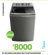 Midea 21Kg T/L Met Washing Machine MA500W210/G