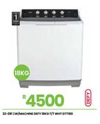 Defy 18Kg T/T WHT Washing Machine DTT180 22-281