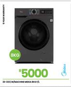 Midea 8Kg F/L Washing Machine 22-333
