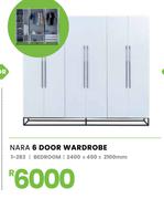 Nara 6 Door Wardrobe 1-283