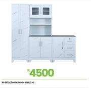 Kitchen Steel 3 PC K/Unit 10-207