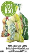Kanzi, Royal Gala, Granny Smith, Fuji Or Golden Delicious Apple Econopacks 1.5kg-For 3