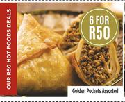 Golden Pockets Assorted-For 6