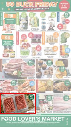 Food Lovers Market Western Cape : 50 Buck Friday (26 Jul 2019 Only!), page 1