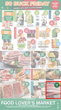 Food Lovers Market Western Cape : 50 Buck Friday (26 Jul 2019 Only!), page 1
