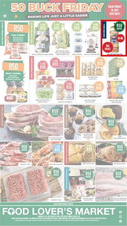 Food Lovers Market Western Cape : 50 Buck Friday (26 Jul 2019 Only!), page 1